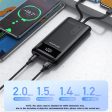 Awei Fast Charge Power Bank Led Digital Display with Built-in Cable 20000mAh   22.5W Online Sale