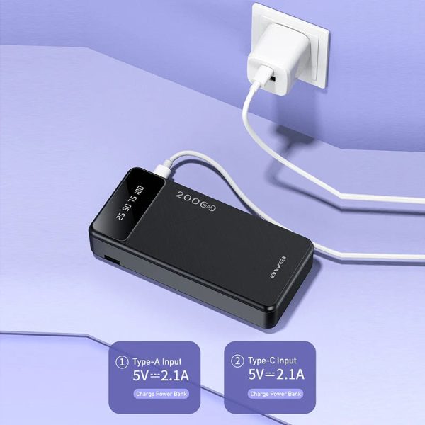 Awei 4 in 1 Fast Charging Power Bank 20000mAh Online