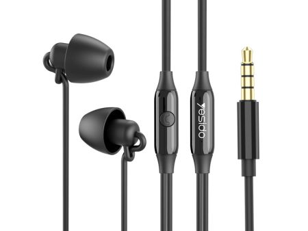 Yesido Silicon Sleep Stereo Earphone With Microphone Online now