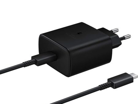 Samsung PD 45W Super Fast Charger with USB Type-C to Type-C Cable For Discount