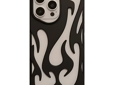 3D Flame Pattern Hollow Slim Case Online Sale