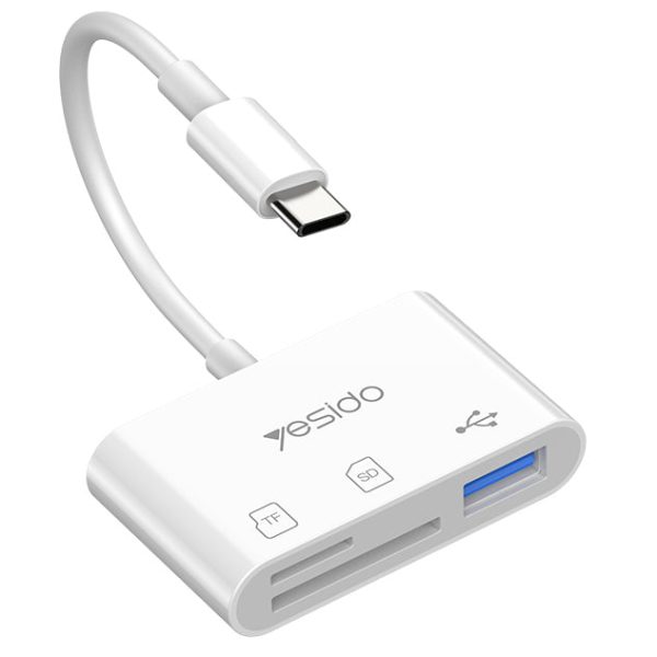 Yesido OTG Adapter Type-C To USB 3.0 SD & TF Card For Discount