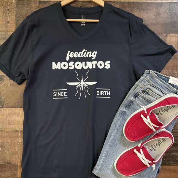 Feeding Mosquitos Since Birth Graphic Tee Shirt Online now