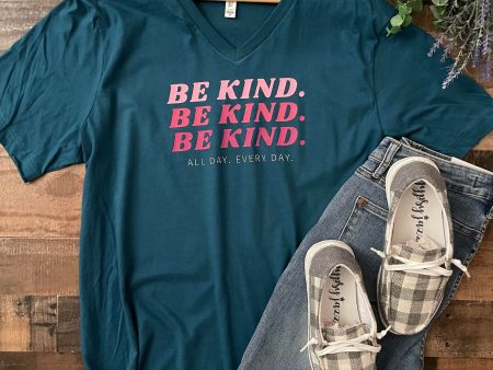 Be Kind All Day Every Day Graphic Tee Shirt Sale