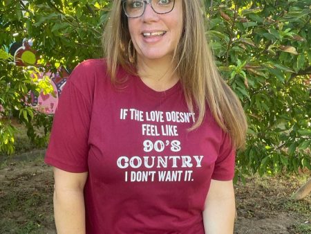 90 s Country Love Graphic Tee Shirt Discount