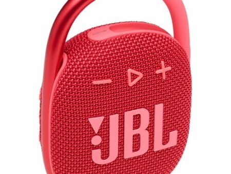 SPEAKER JBL CLIP 4 PORTABLE BLUETOOTH RED For Cheap