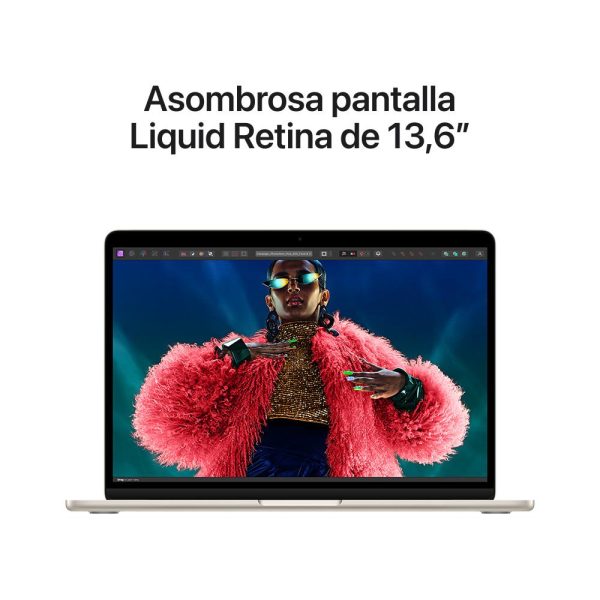 MacBook Air de 13 pulgadas: Chip M3 de Apple con CPU de 8 núcleos y GPU de 10 núcleos, 512 GB SSD - Blanco estrella Online Sale