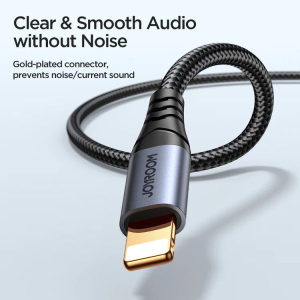 Joyroom Audio-Transfer Series AUX Audio Cable (Lightning to 3.5mm) 1.2m on Sale