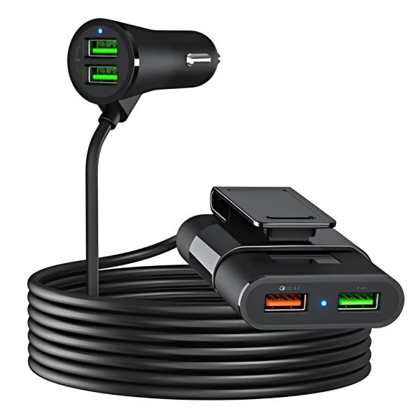 4USB Port 30W Fast Car Charger For Discount