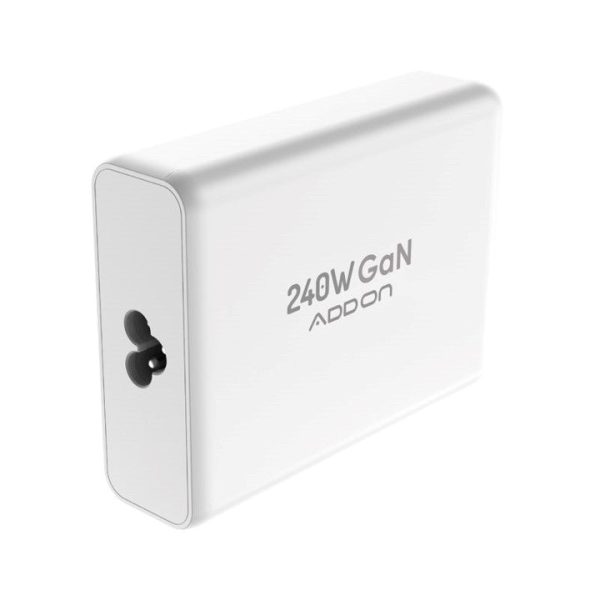 ADAPTADOR ADD ON DE PARED 240W GaN 4 PUERTOS on Sale